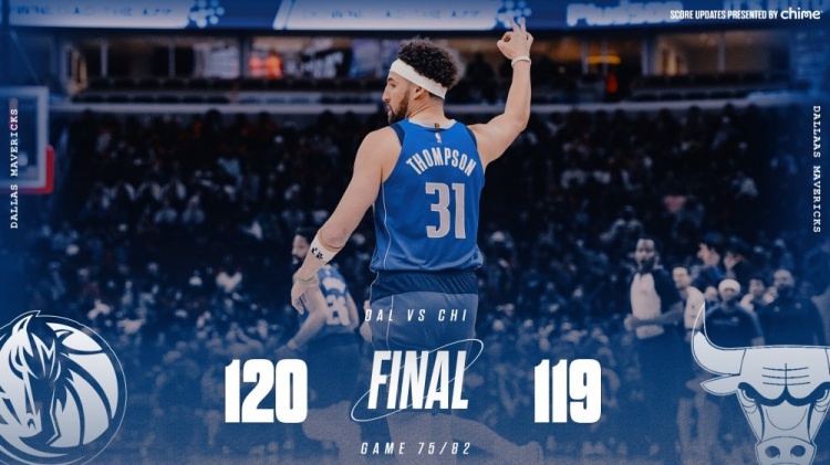 險勝公牛！獨行俠官方曬贏球海報 克萊成為封面人物