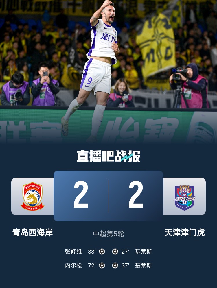 津媒：津門虎只踢了半場好球，9天3賽凸顯體能及板凳深度不足